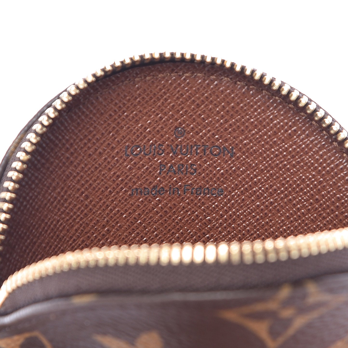 Monogram Round Coin Purse