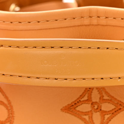 Louis Vuitton Perforated Calfskin Monogram Nano Noe Safran Yellow 6 of 11