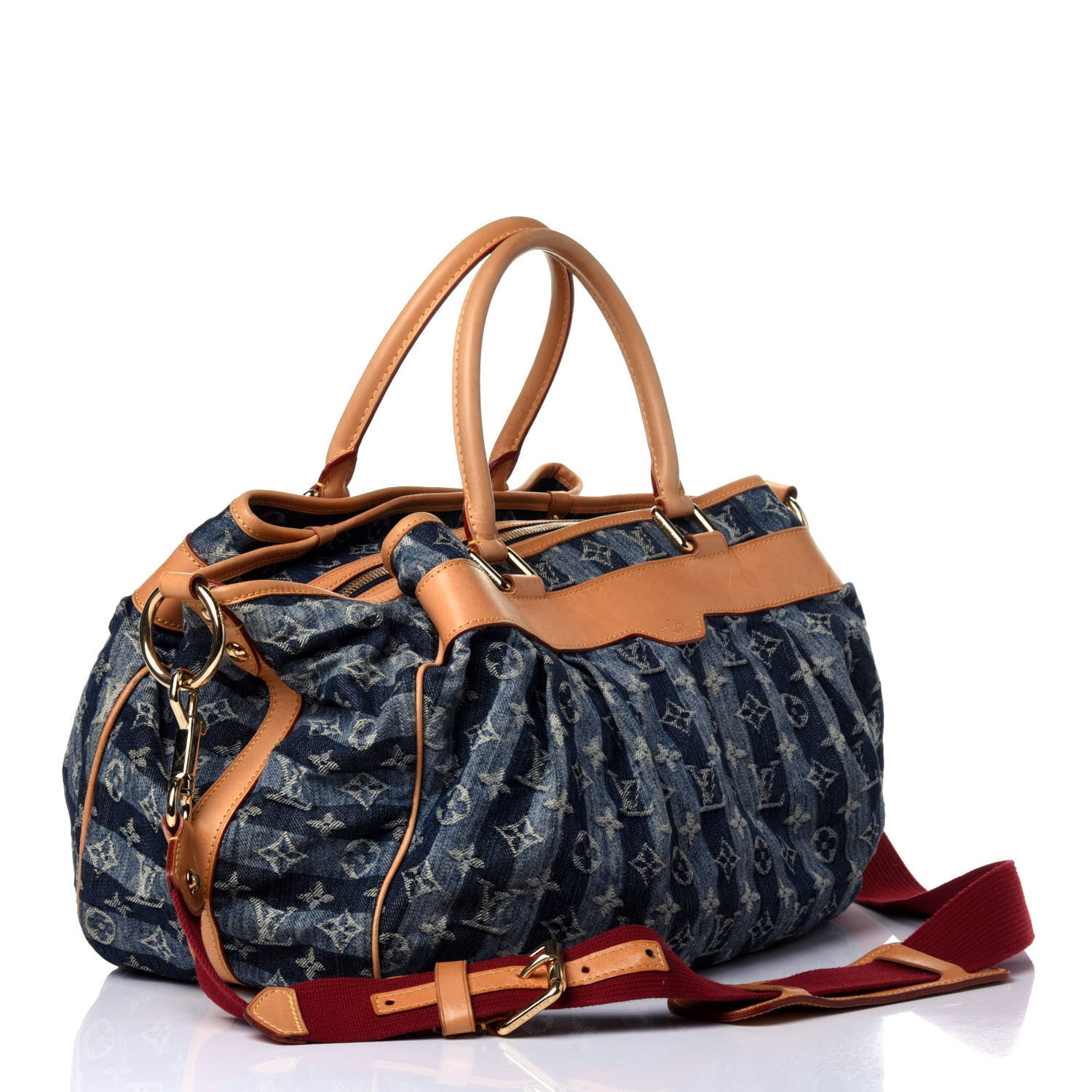 Louis Vuitton Denim Raye Cabas GM 2 of 12