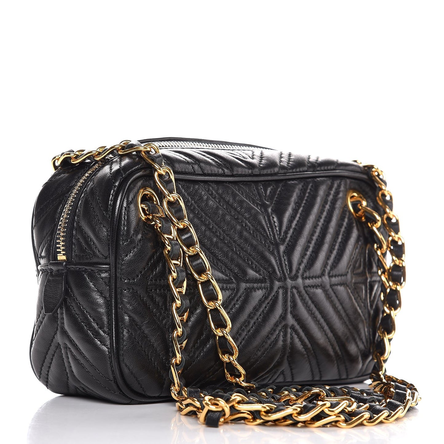 Nappa Mosaico Crossbody Nero Black
