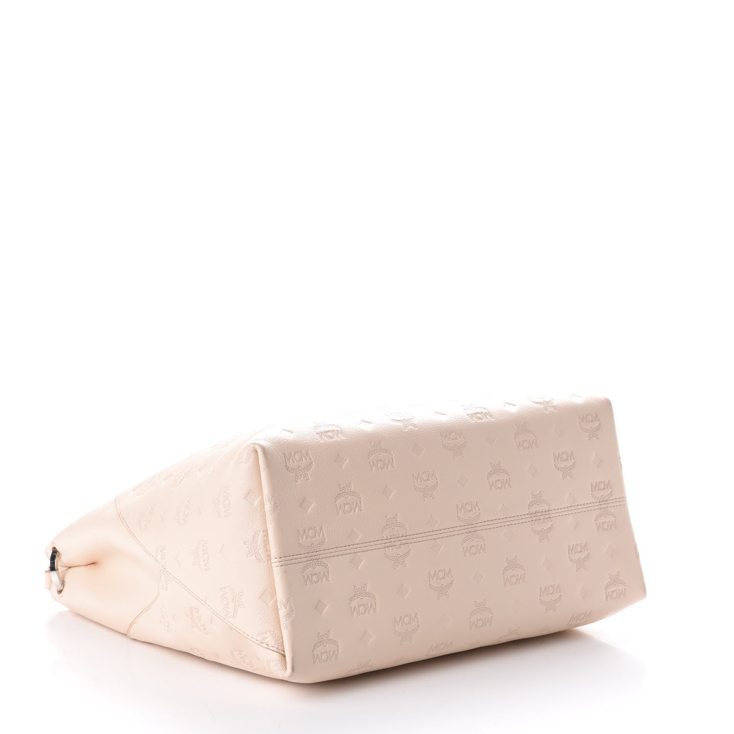 MCM Calfskin Ottomar Large Klara Hobo Pink Blush 4 of 11