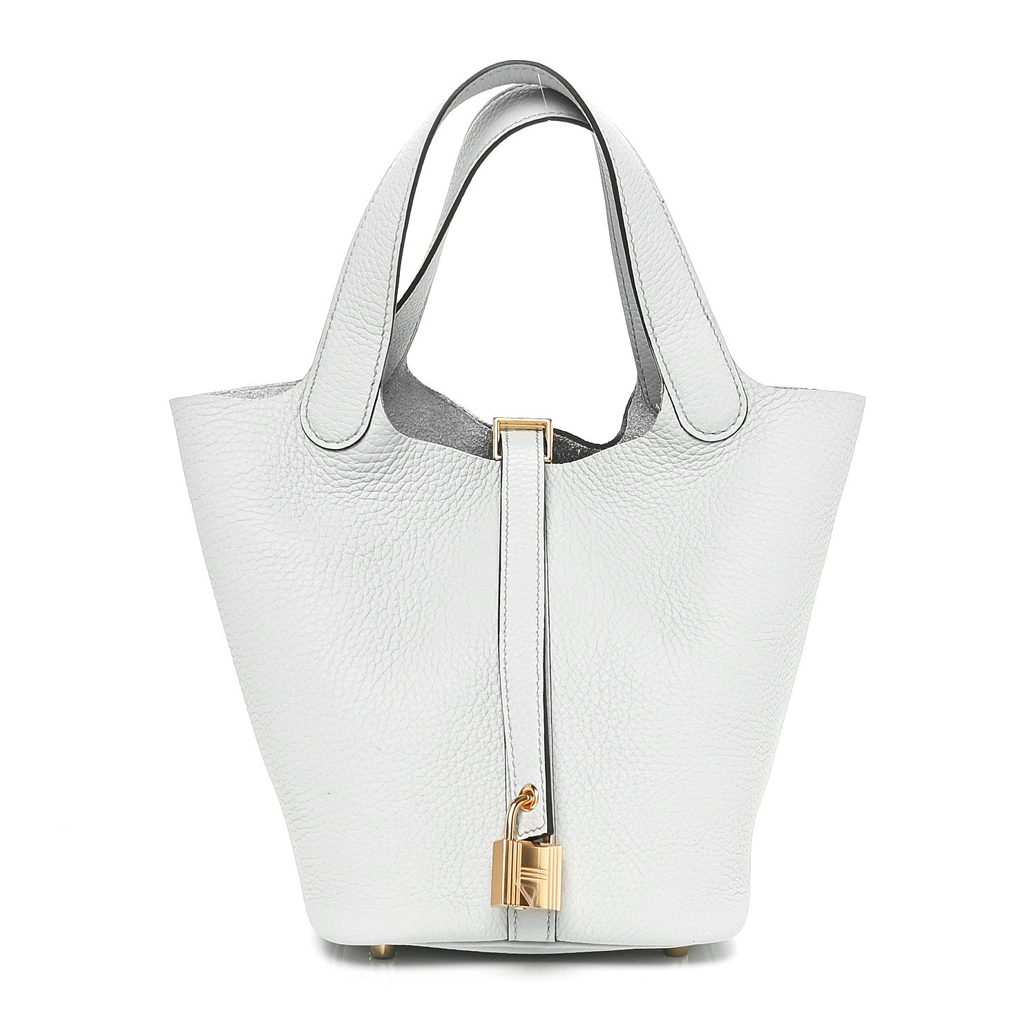 Hermes Taurillon Clemence Picotin Lock 18 PM Bleu Pale 1 of 11