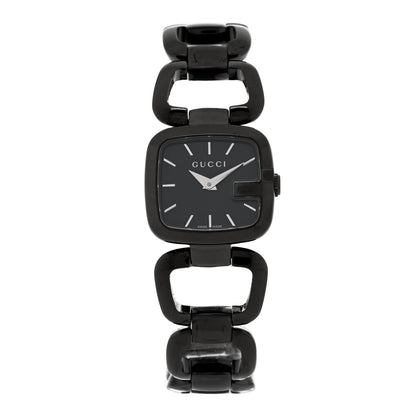 Gucci PVD Stainless Steel 24mm G-Gucci Square Quartz Watch Black 1 of 5