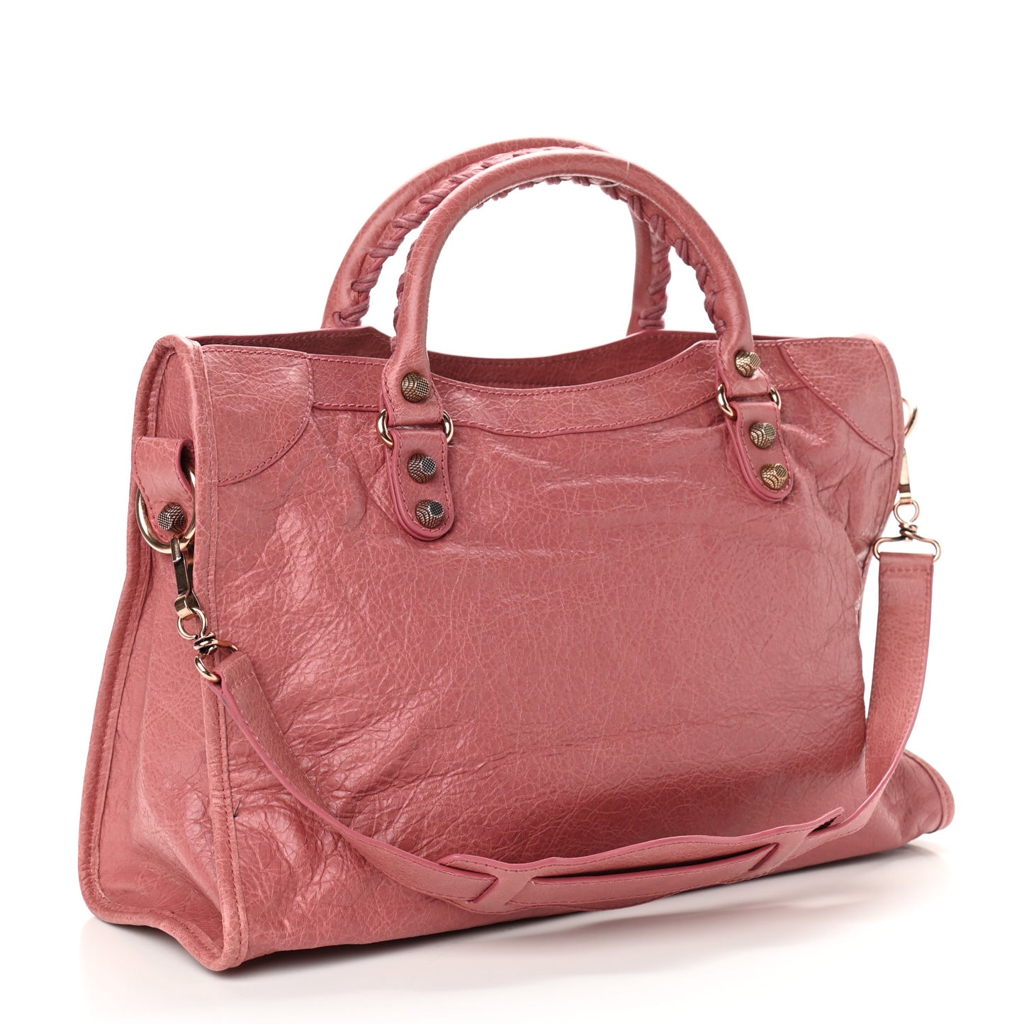 Agneau Giant 12 Rose Gold Hardware City Rose Bruyere