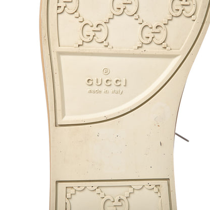 Gucci Monogram High Top Sneakers 39.5 Gold 13 of 14