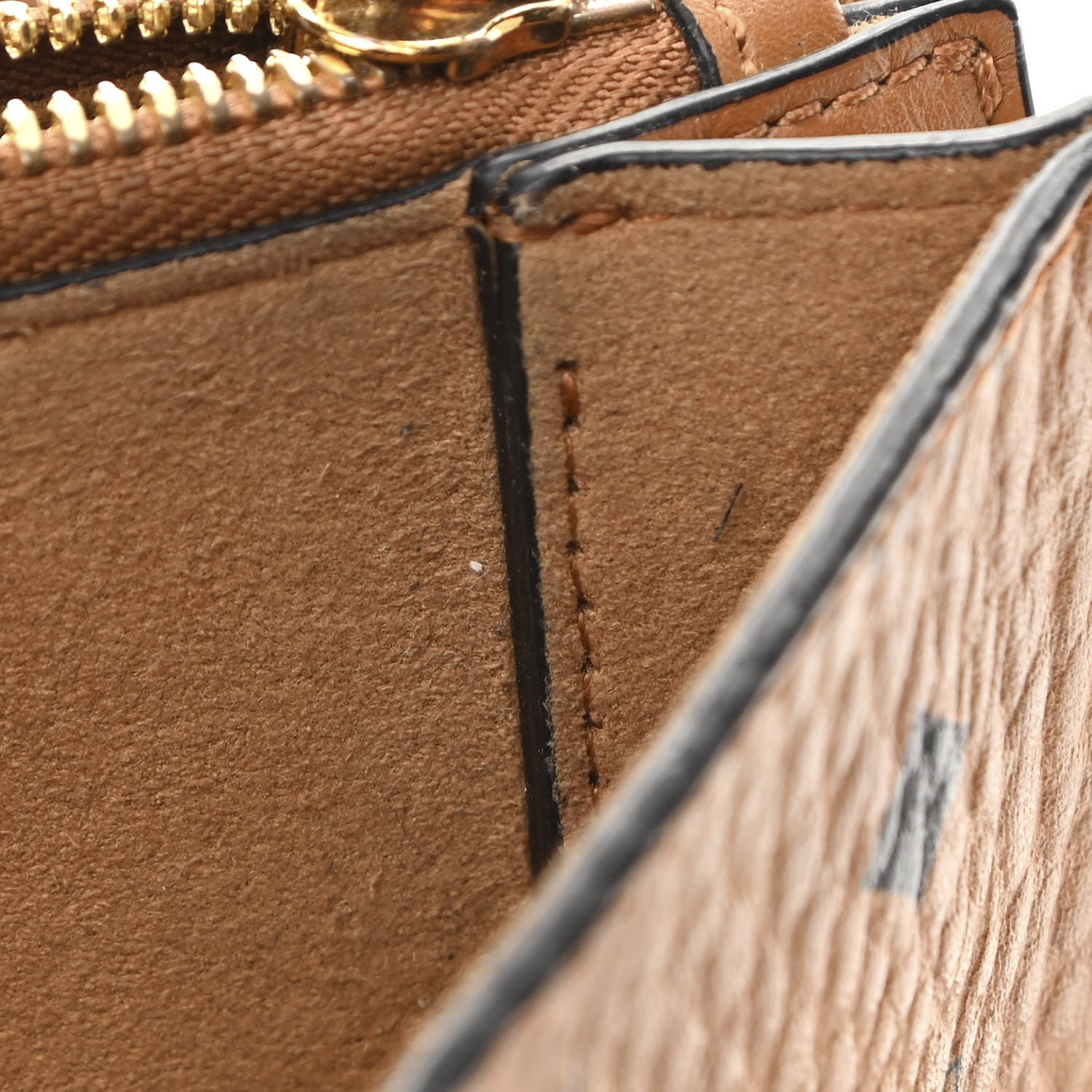 MCM Visetos Small Crossbody Bag Cognac 10 of 10