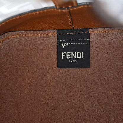 Fendi TPU FF Vitello Aura F is Fendi Grande Mon Tresor Bucket Bag White Cuoio 6 of 11