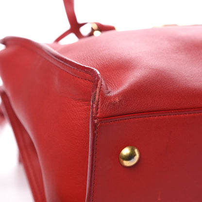 Saint Laurent Calfskin Small Classic Y Cabas Rouge Orient 9 of 21