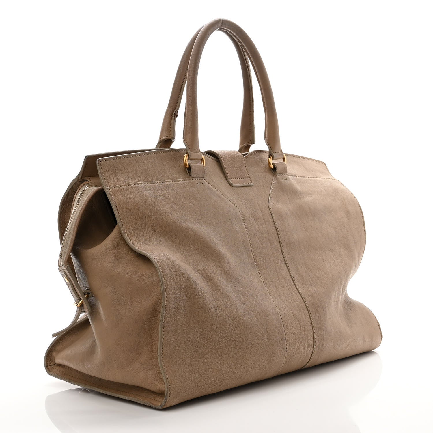 Saint Laurent Sheepskin Large Cabas ChYc Beige 3 of 12