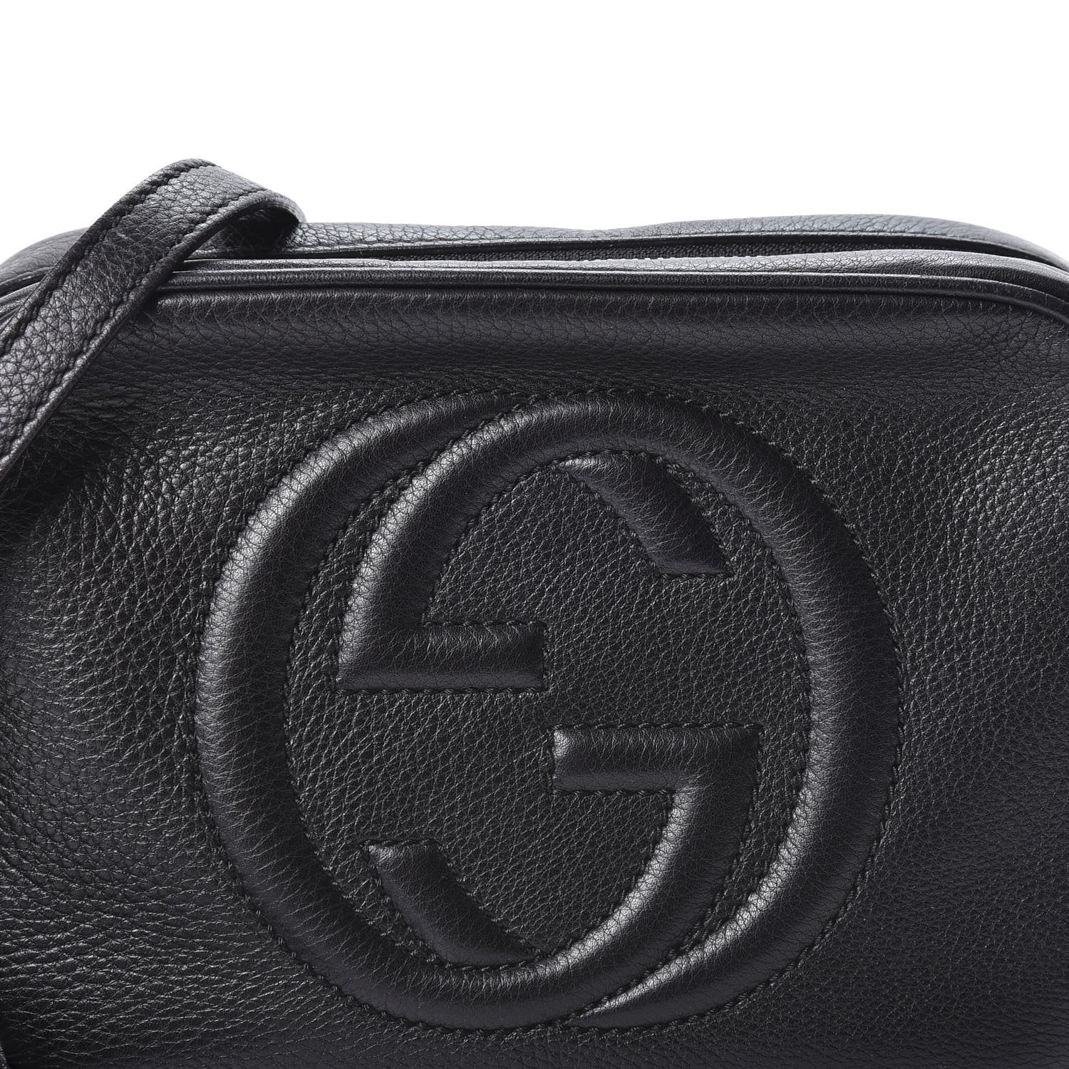 Gucci Pebbled Calfskin Small Soho Disco Bag Black 14 of 14