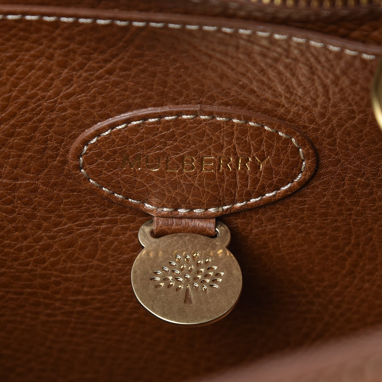 Mulberry Natural Leather Bayswater Oak 7 of 9