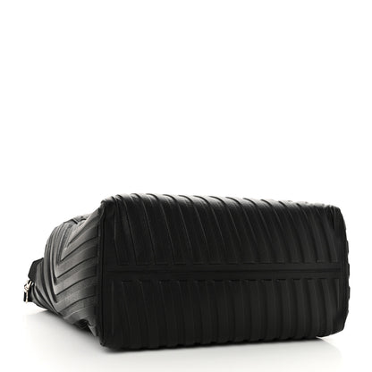 Balenciaga Grained Calfskin Embossed Car East West Tote Black 4 of 10
