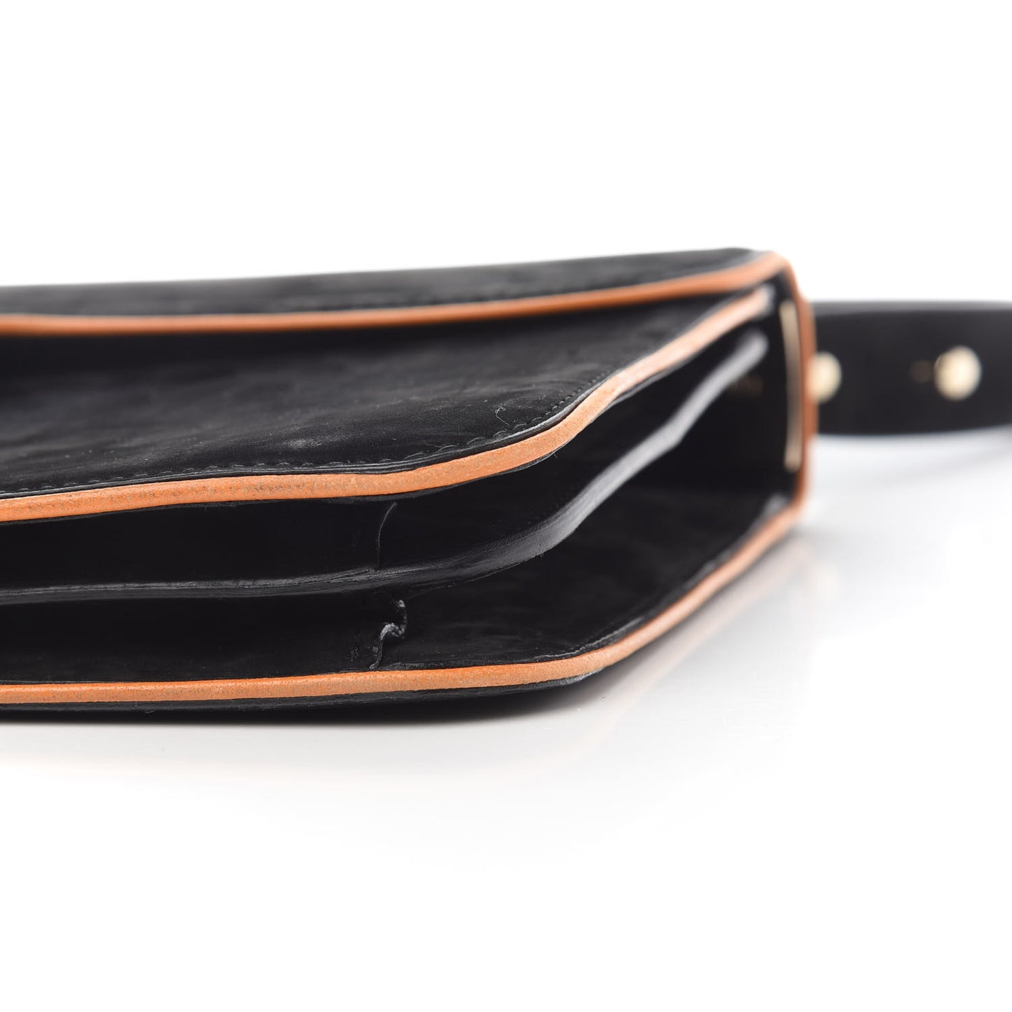 Nubuck Medium 1973 Shoulder Flap Bag Black