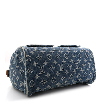 Louis Vuitton Monogram Denim Neo Speedy Blue 4 of 12