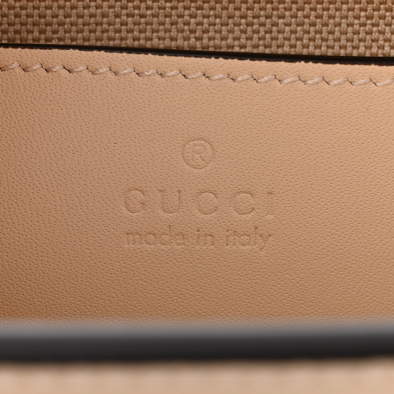 Gucci Denim Calfskin GG Monogram Small Ophidia Chain Shoulder Bag Light Beige 6 of 11