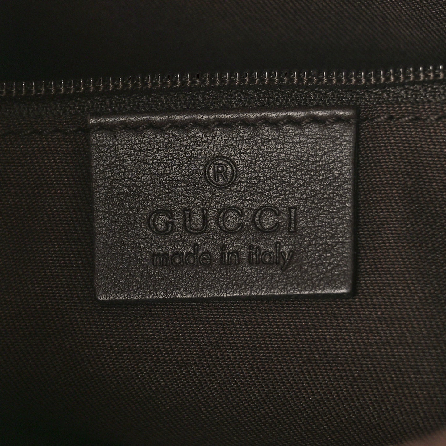 Guccissima Small D Gold Ring Shoulder Bag Chocolate Brown