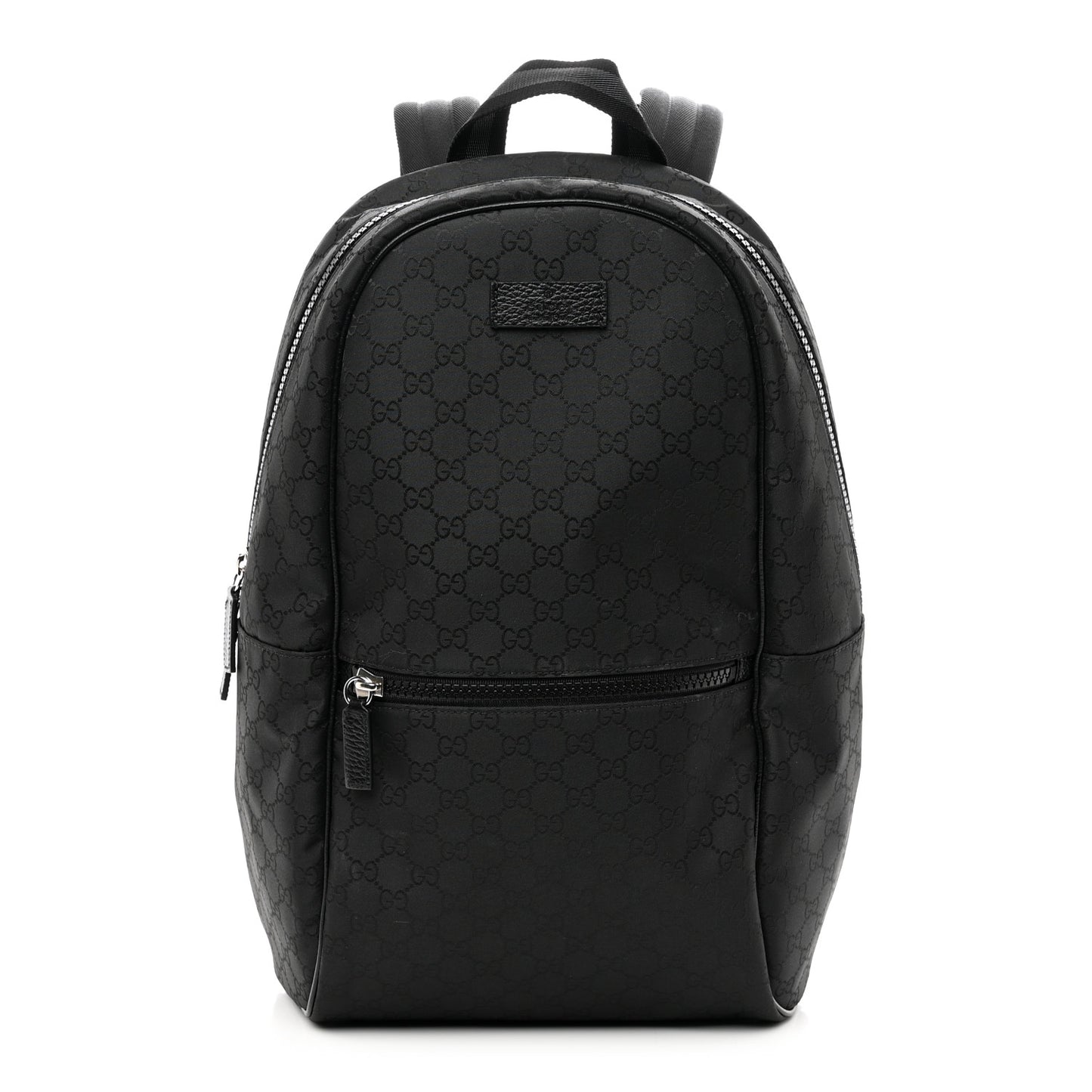 Nylon Monogram Slim Backpack Black