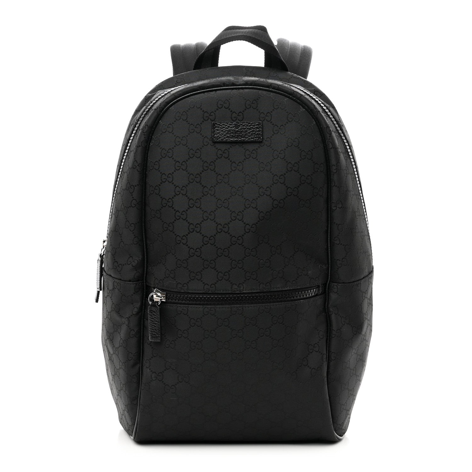 Gucci Nylon Monogram Slim Backpack Black 1 of 10