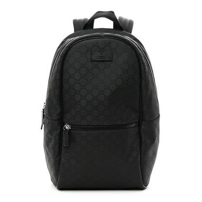 Gucci Nylon Monogram Slim Backpack Black 1 of 10