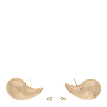 Bottega Veneta 18K Yellow Gold Sterling Silver Large Drop Earrings Gold 3 of 4