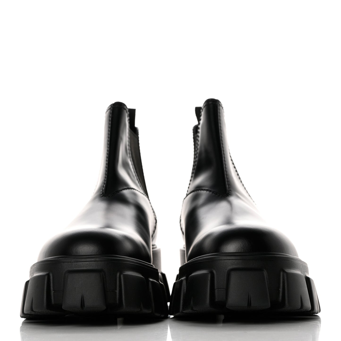 Spazzolato Rois Mens Monolith Chelsea 55mm Ankle Boots 9.5 Black