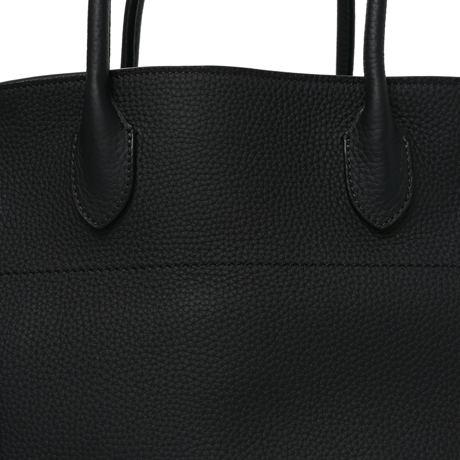 The Row Matte Grained Calfskin Soft Margaux 15 Black 7 of 9