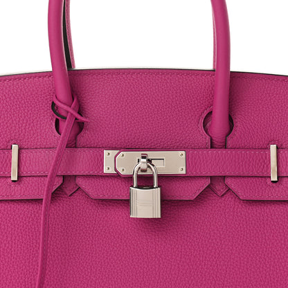 Hermes Togo Birkin 30 Rose Pourpre 10 of 11