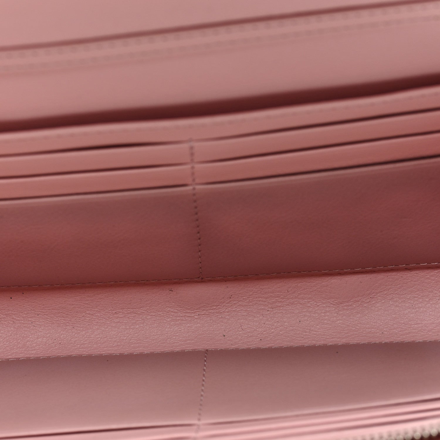 Christian Dior Patent Cannage Lady Dior Rendezvous Wallet On Chain Rose 5 of 9