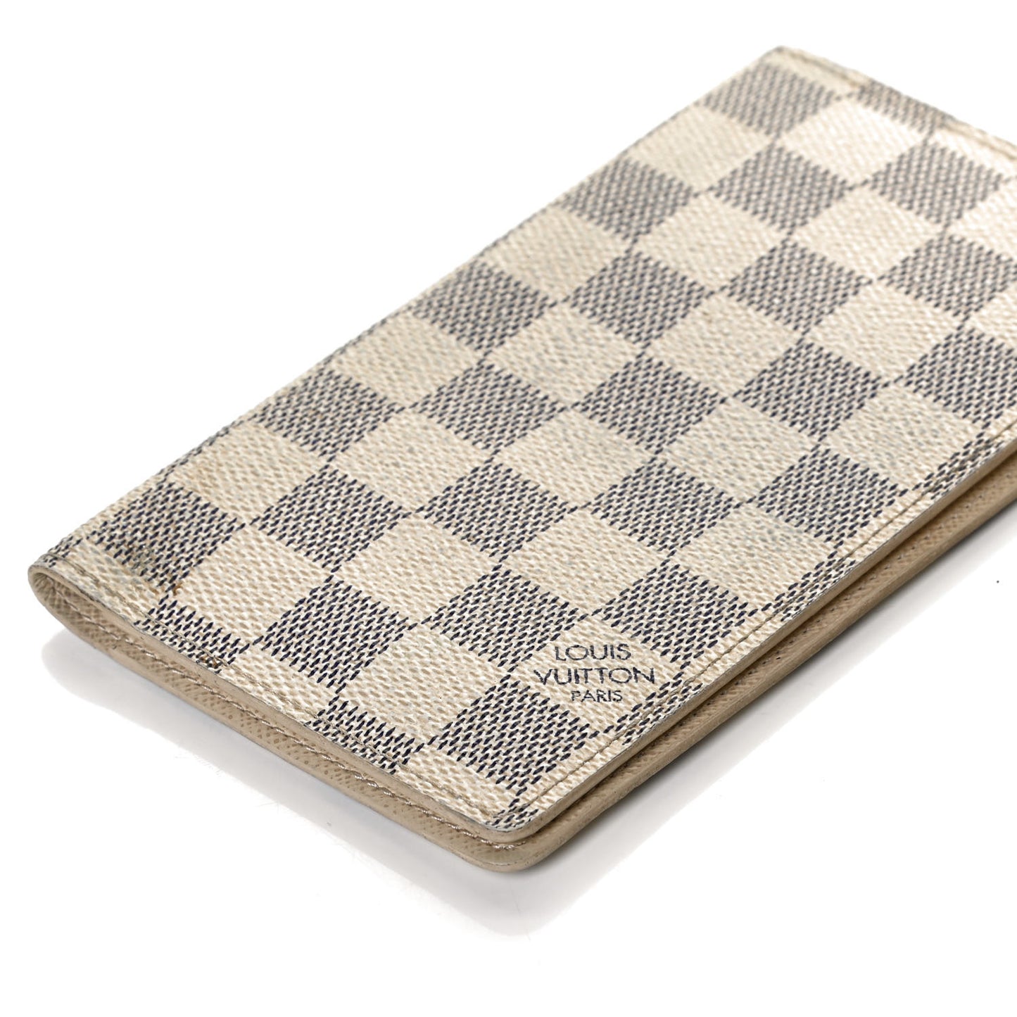 Damier Azur Checkbook Cover Wallet