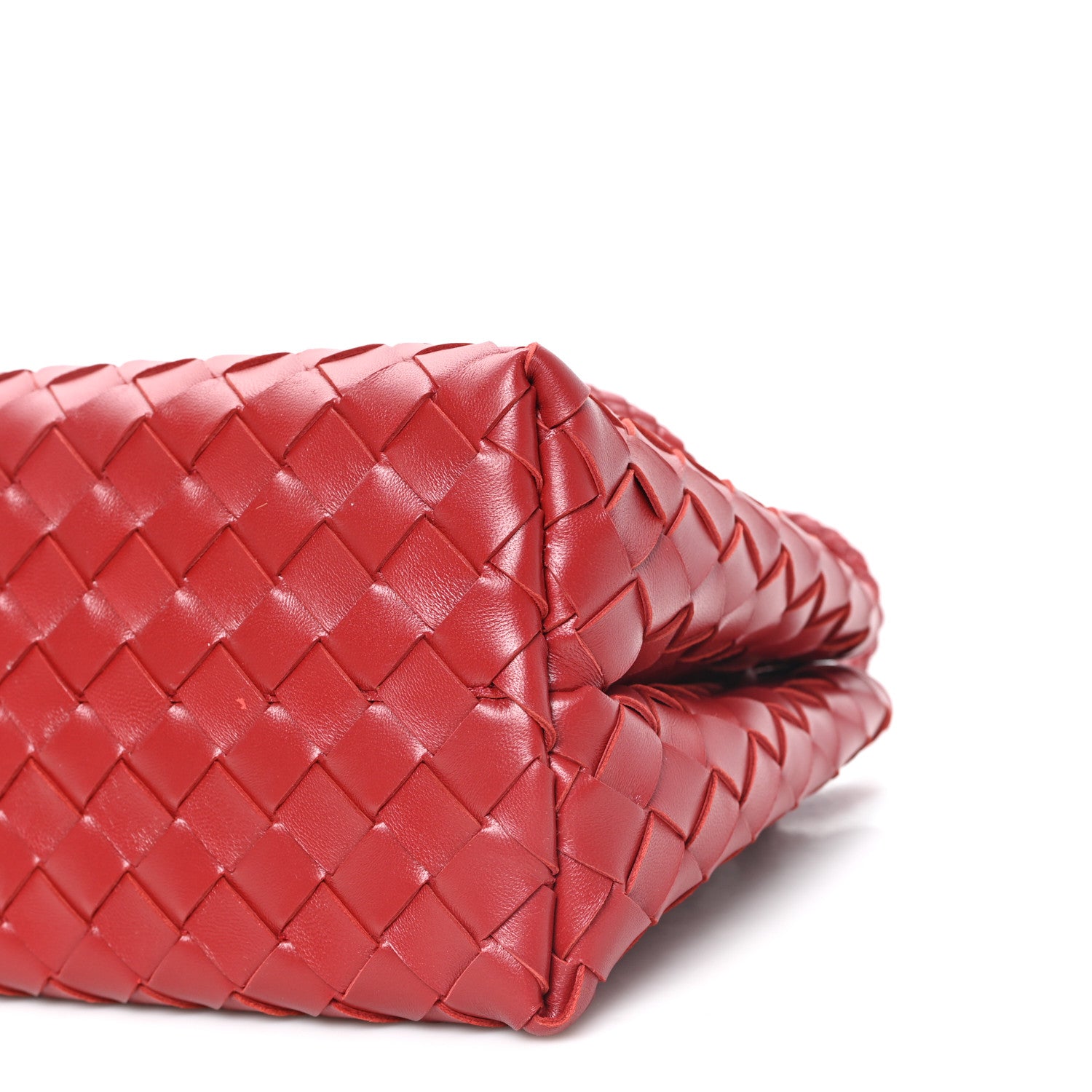 Bottega Veneta Nappa Intrecciato Small East West Andiamo Shoulder Bag Rosewood 10 of 10