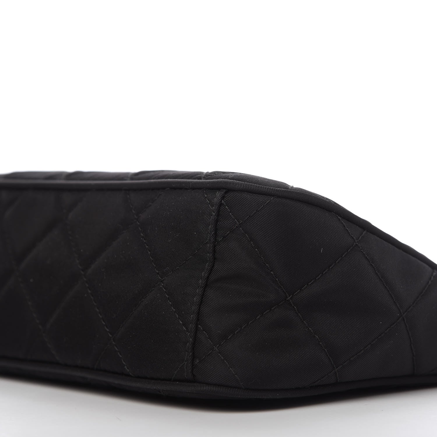 Prada Nylon Tessuto Impuntu Quilted Crossbody Bag Black 7 of 10