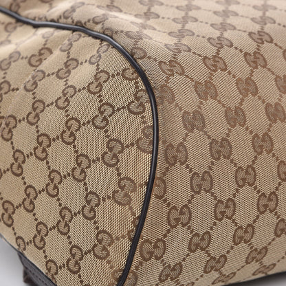 Gucci Monogram Travel Backpack Dark Brown 9 of 9