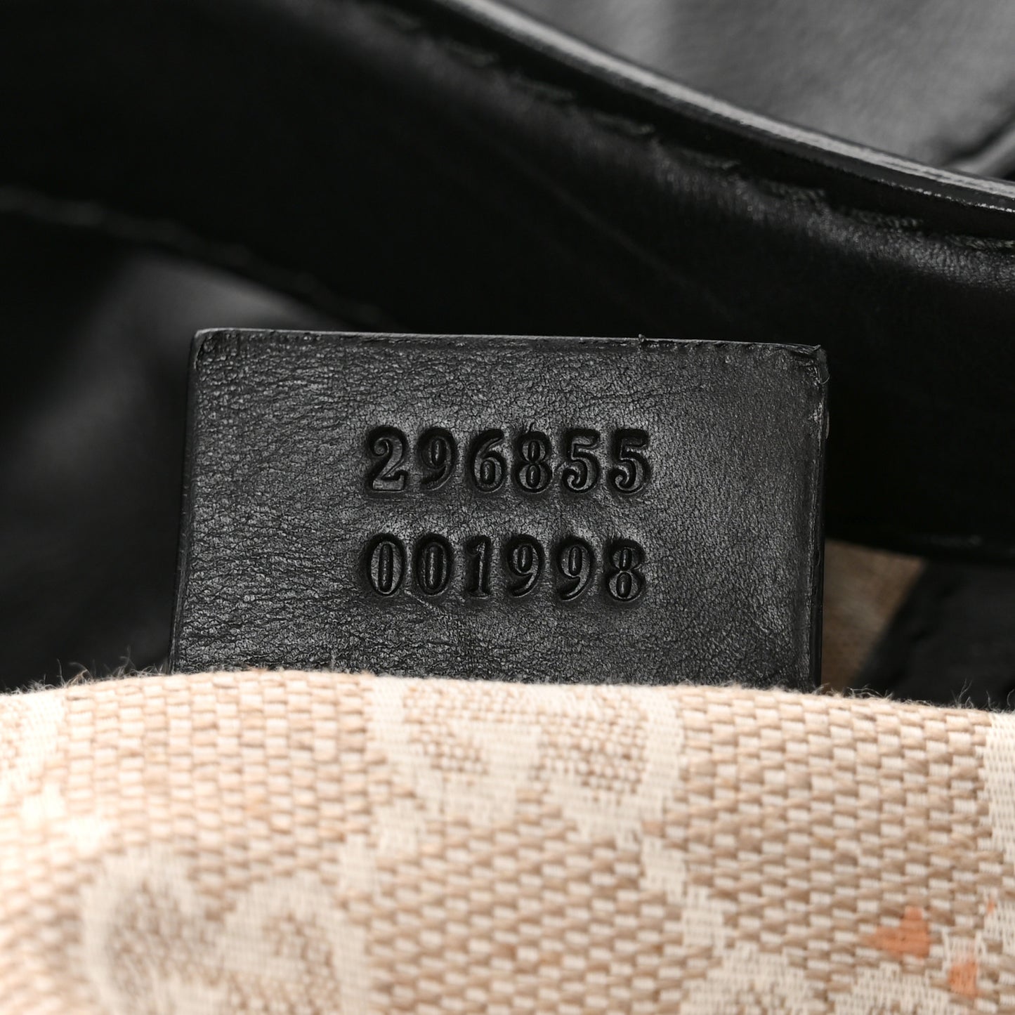 Calfskin Large Soft Stirrup Shoulder Bag Black