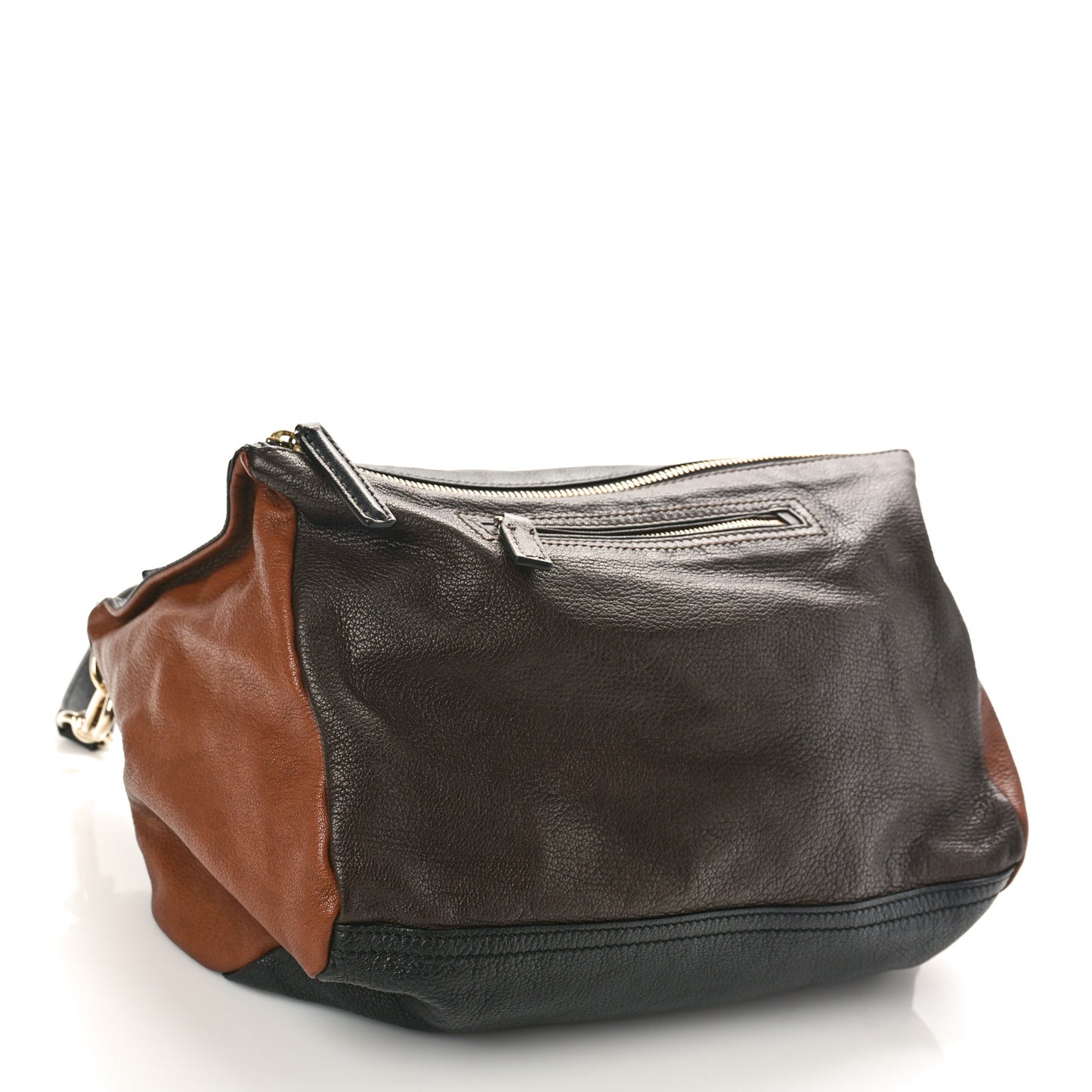 Sugar Goatskin Medium Tri-Color Pandora Black Brown Dark Brown