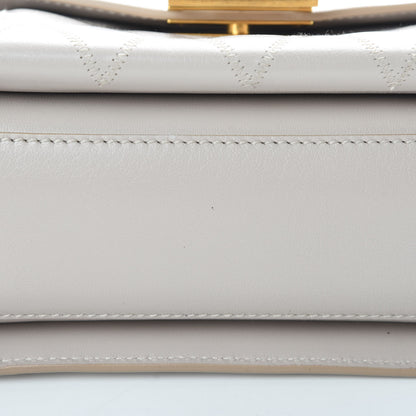 Givenchy Goatskin Quilted Small GV3 Shoulder Bag Natural 12 of 12
