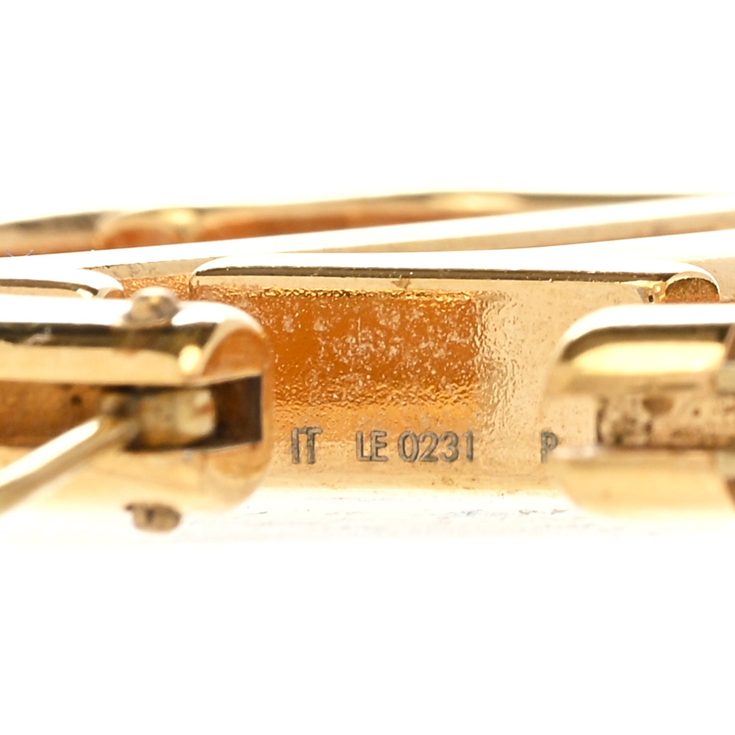 Metal Louise Hoop Earrings Gold
