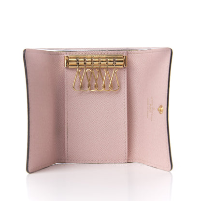 Louis Vuitton Damier Ebene Multicles 6 Key Holder Rose Ballerine 5 of 7