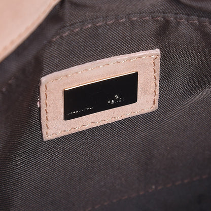 Fendi Suede Zucca Baguette Pink 6 of 13