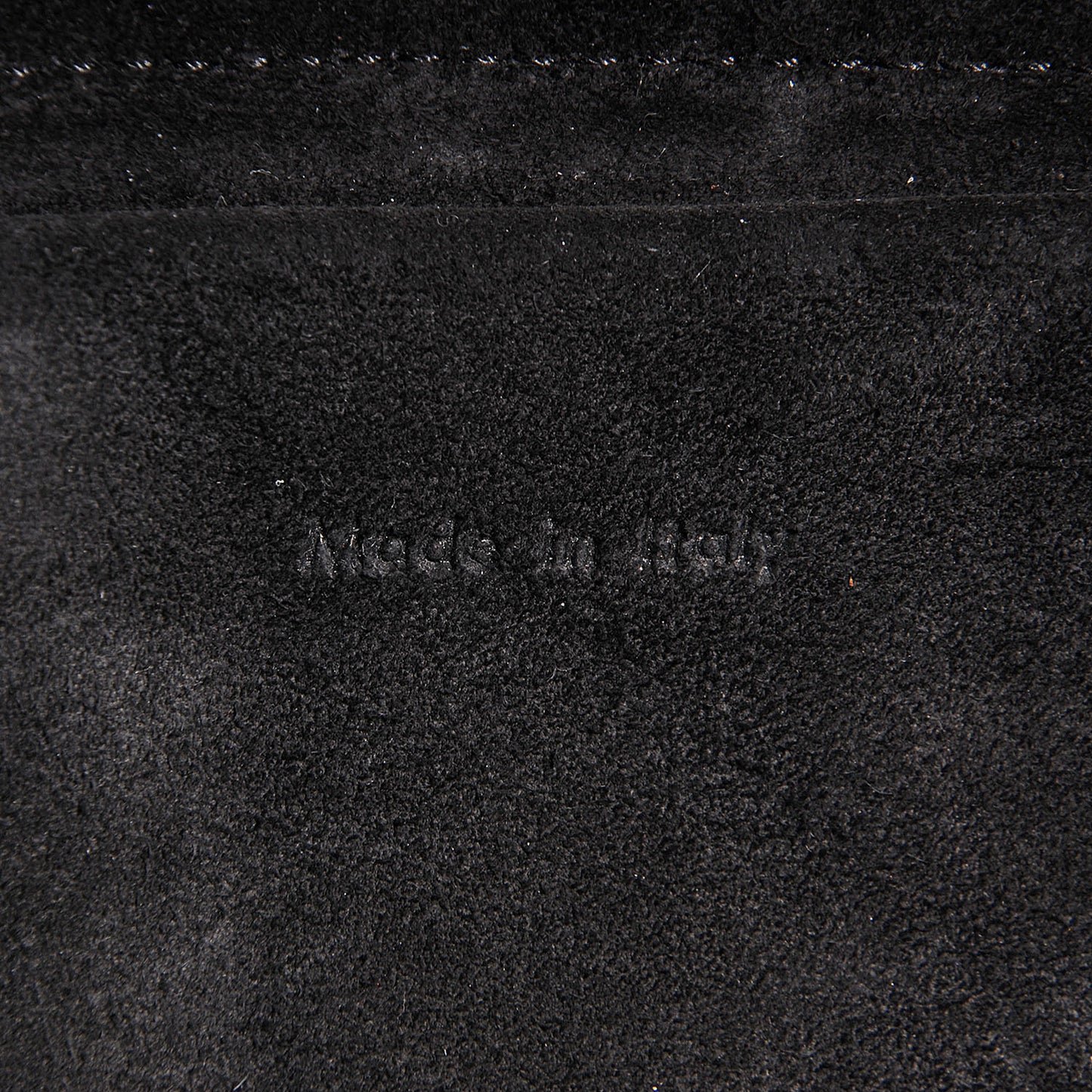 Drummed Calfskin Small Belt Bag Black