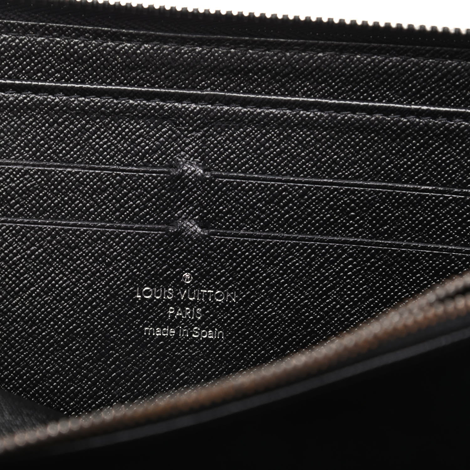 Louis Vuitton Epi Zippy Wallet Black 6 of 6