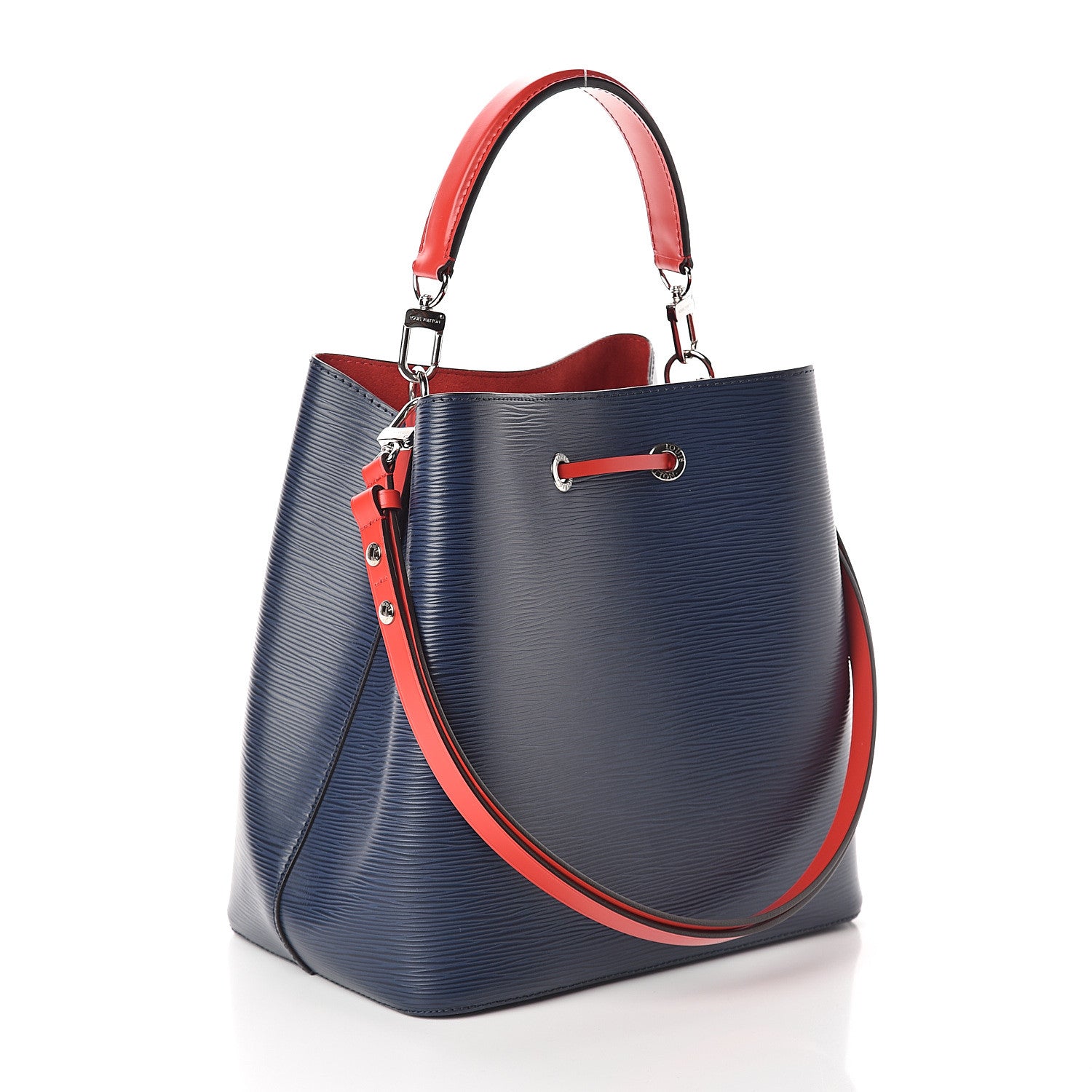 Louis Vuitton Epi Neonoe Indigo Coquelicot 2 of 9