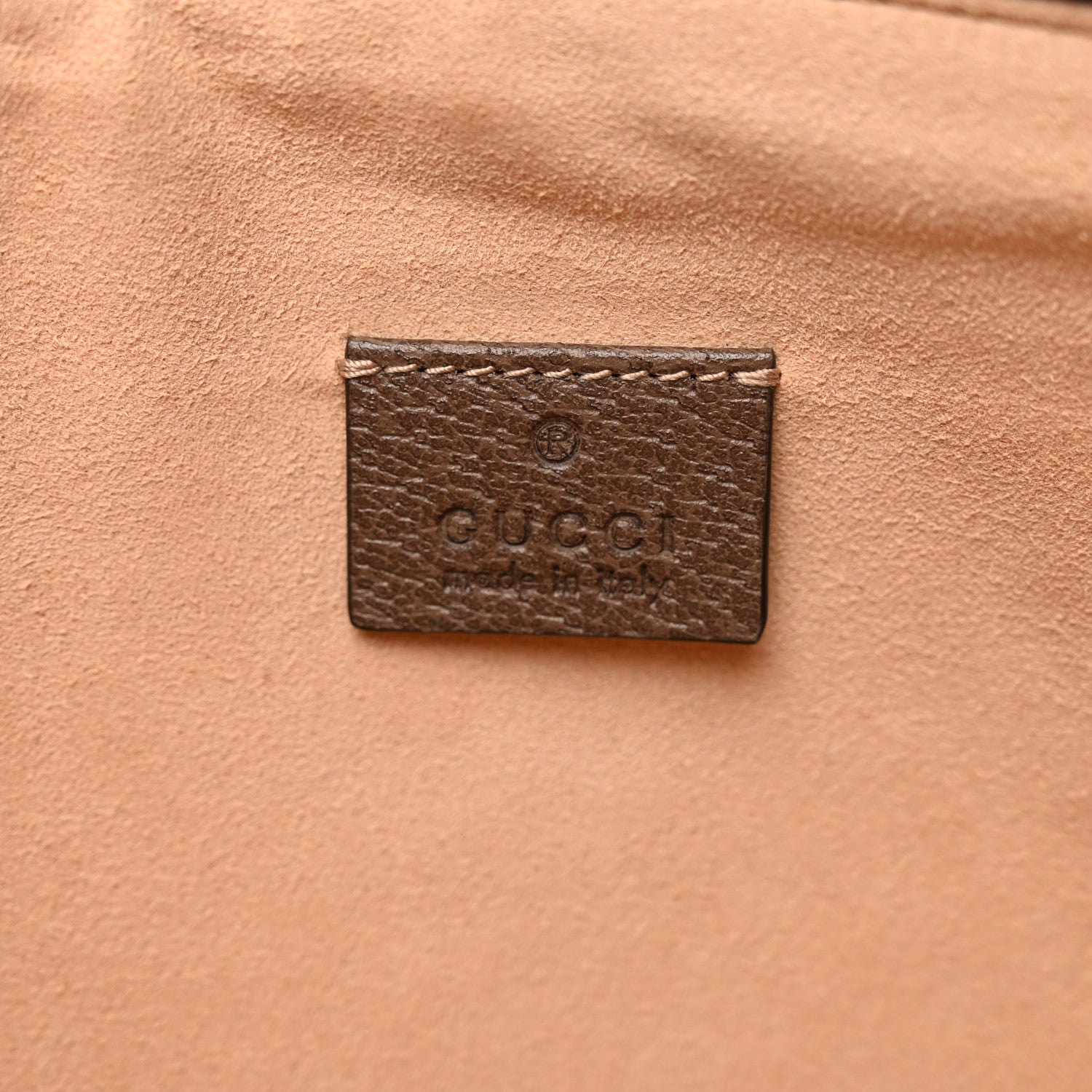Gucci GG Supreme Monogram Large Ophidia Pouch Clutch Brown 6 of 7
