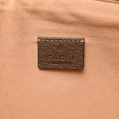 Gucci GG Supreme Monogram Large Ophidia Pouch Clutch Brown 6 of 7