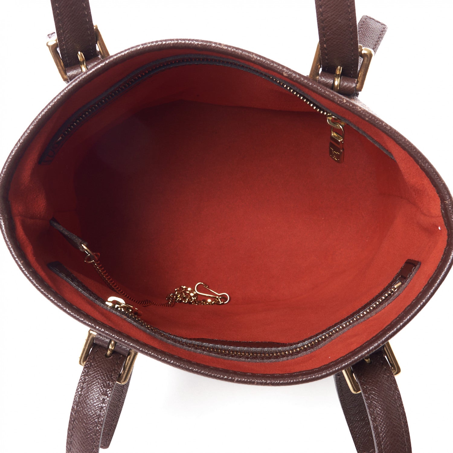 Louis Vuitton Damier Ebene Marais Bucket 23 7 of 8