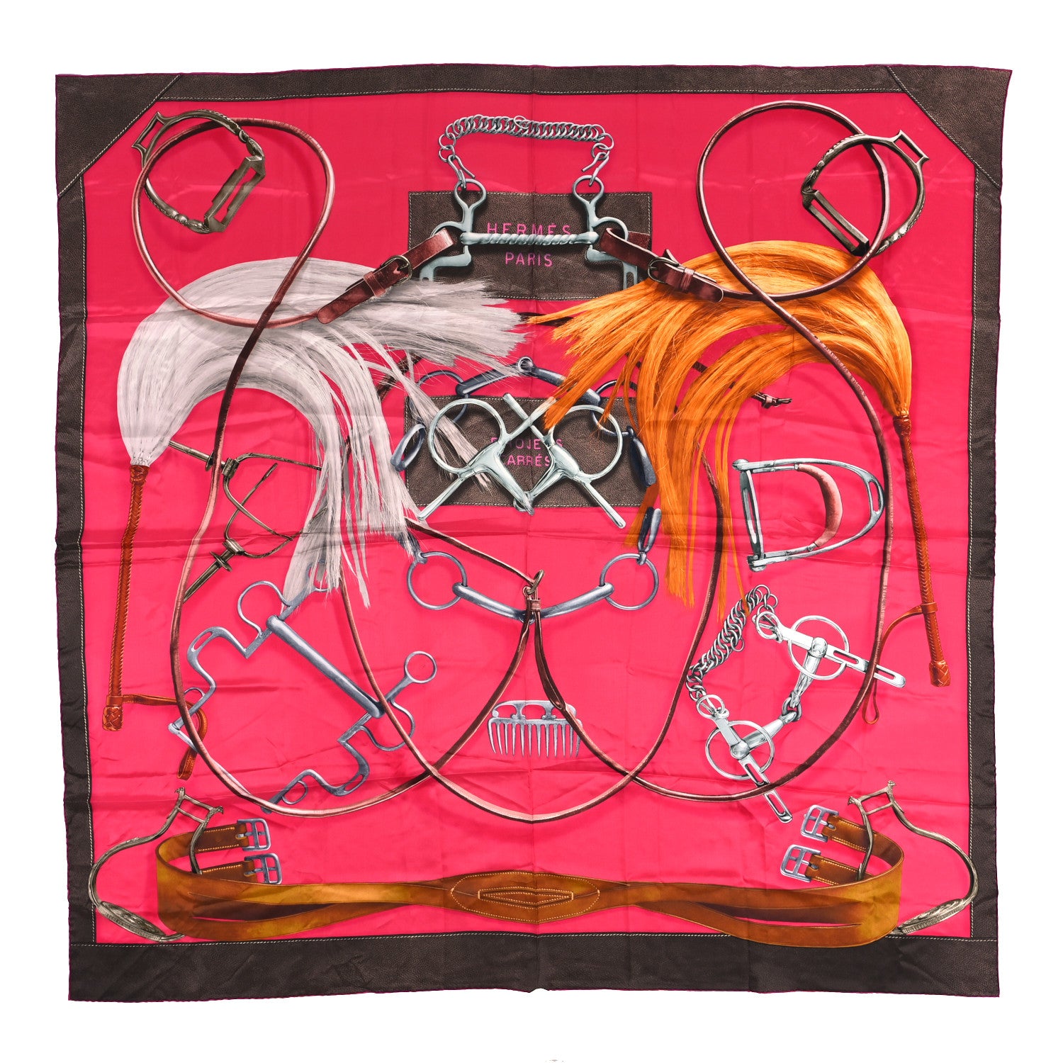 Hermes Silk Projets Carres Scarf 140 1 of 3