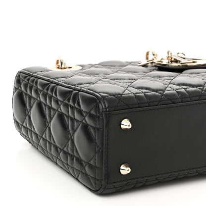 Christian Dior Lambskin Cannage Small My ABCDior Lady Dior Black 9 of 11