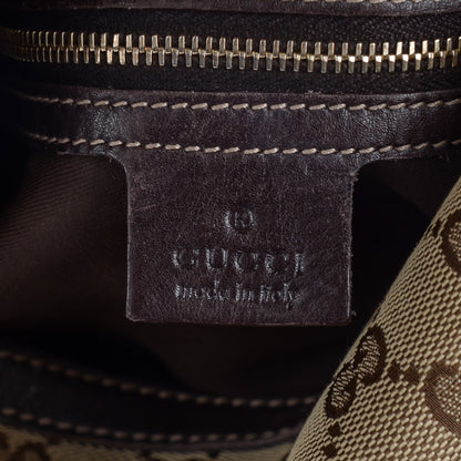 Gucci Monogram Large Wave Hobo Dark Brown 6 of 7
