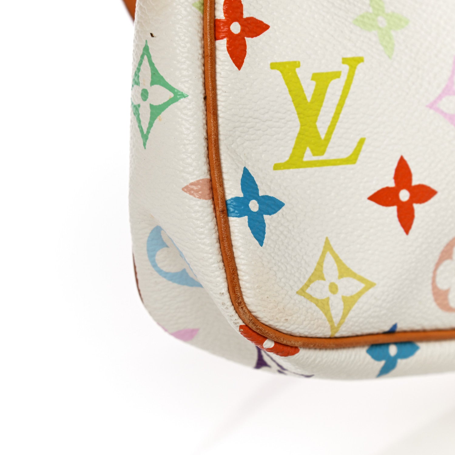Louis Vuitton Monogram Multicolor Pochette Accessories White 11 of 15
