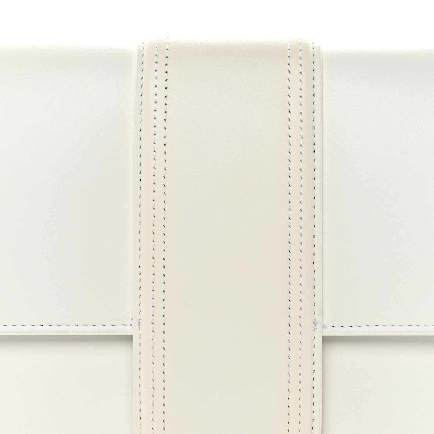 Jacquemus Smooth Calfskin Long Le Grand Bambino Clutch White 7 of 10