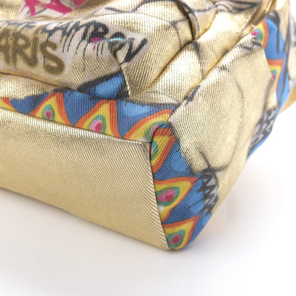 Chanel Graffiti Printed Canvas Street Spirit Backpack Multicolor 6 of 9